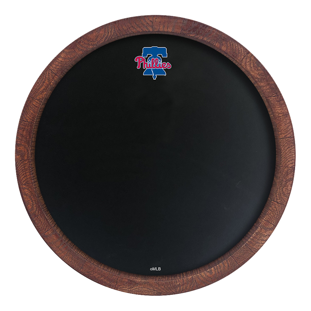 Philadelphia Phillies Chalkboard "Faux" Barrel Top Sign  