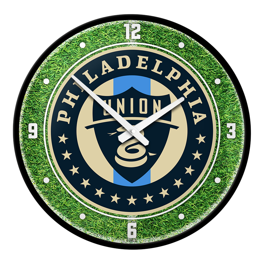 Philadelphia Union: Pitch - Modern Disc Wall Clock