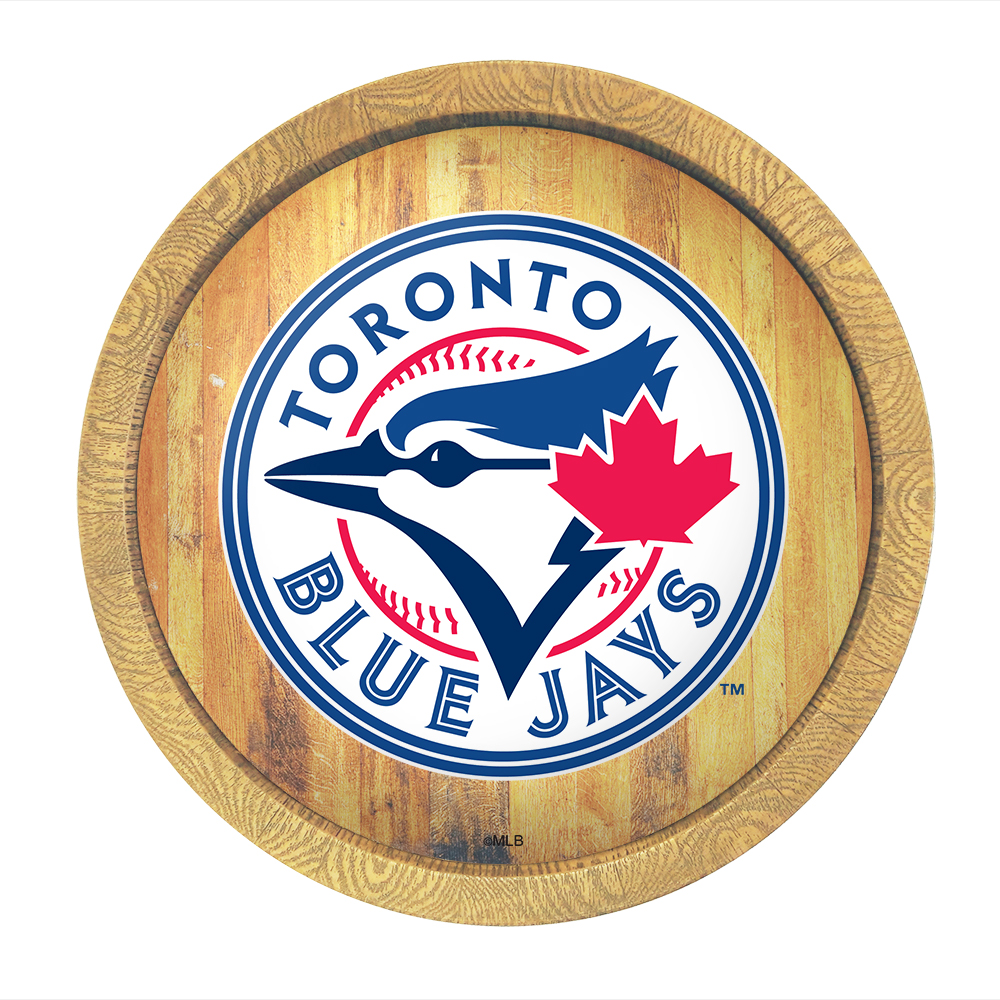 Toronto Blue Jays: "Faux" Barrel Top Sign   