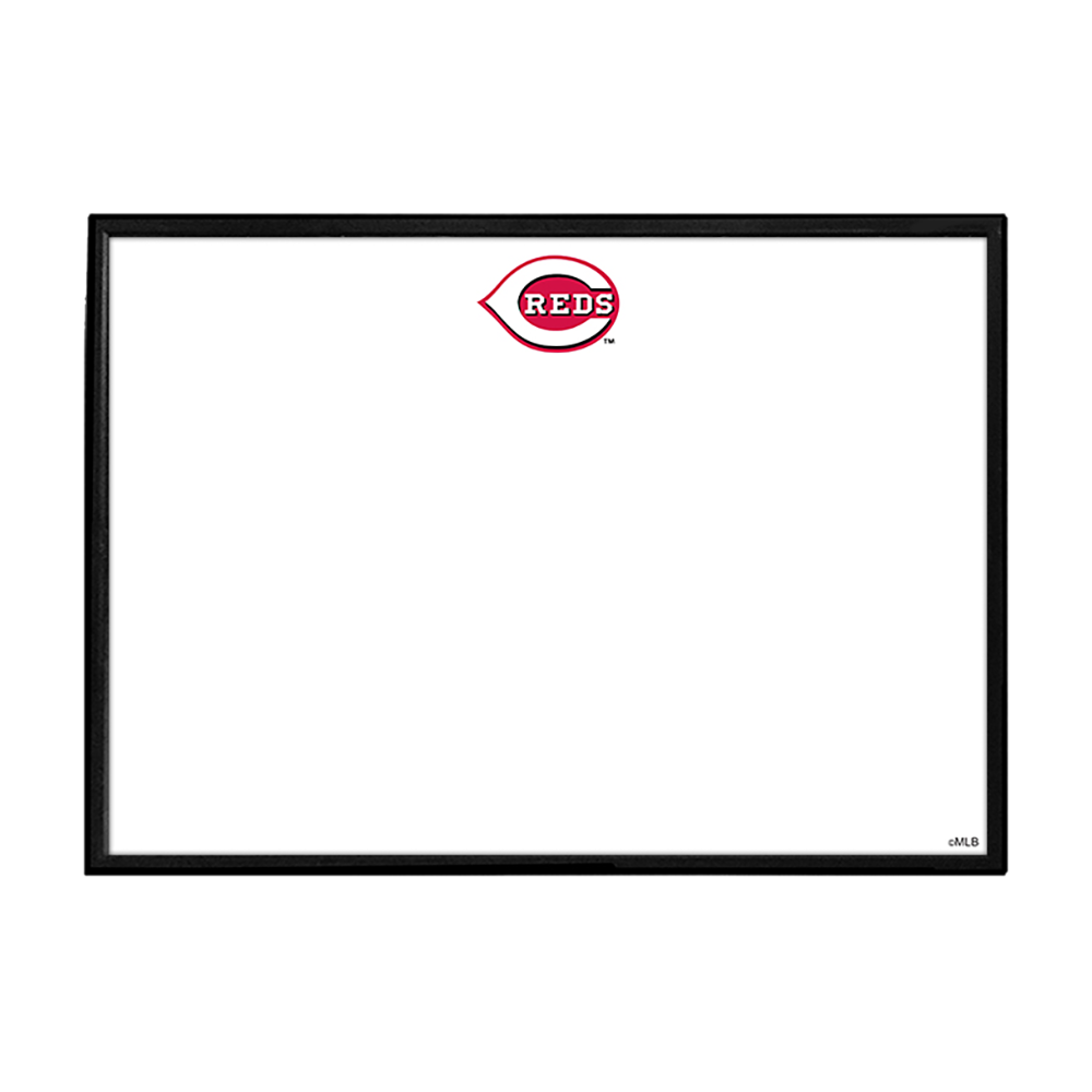 Cincinnati Reds Logo - Framed Dry Erase Wall Sign  