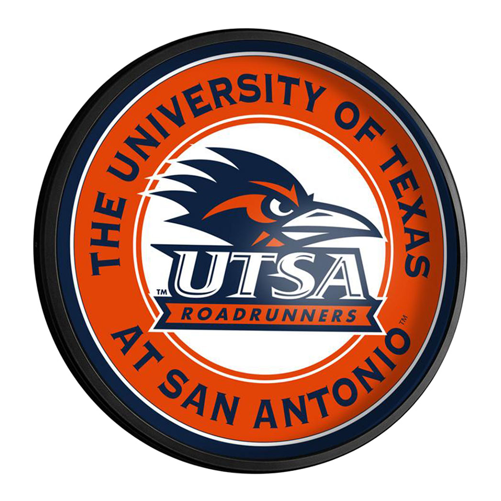 UTSA Roadrunners Round Slimline Lighted Wall Sign