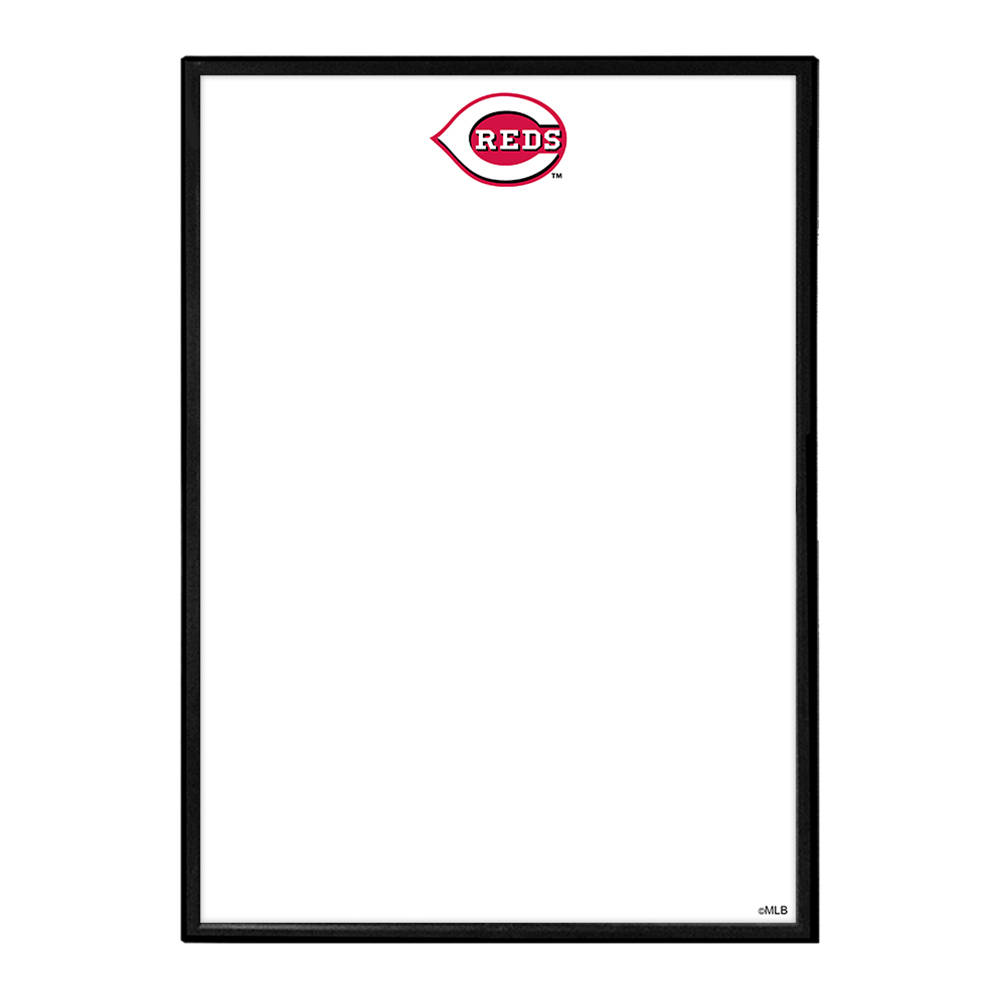 Cincinnati Reds Logo - Framed Dry Erase Wall Sign  