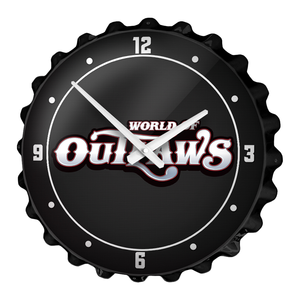 World of Outlaws: Bottle Cap Wall Clock