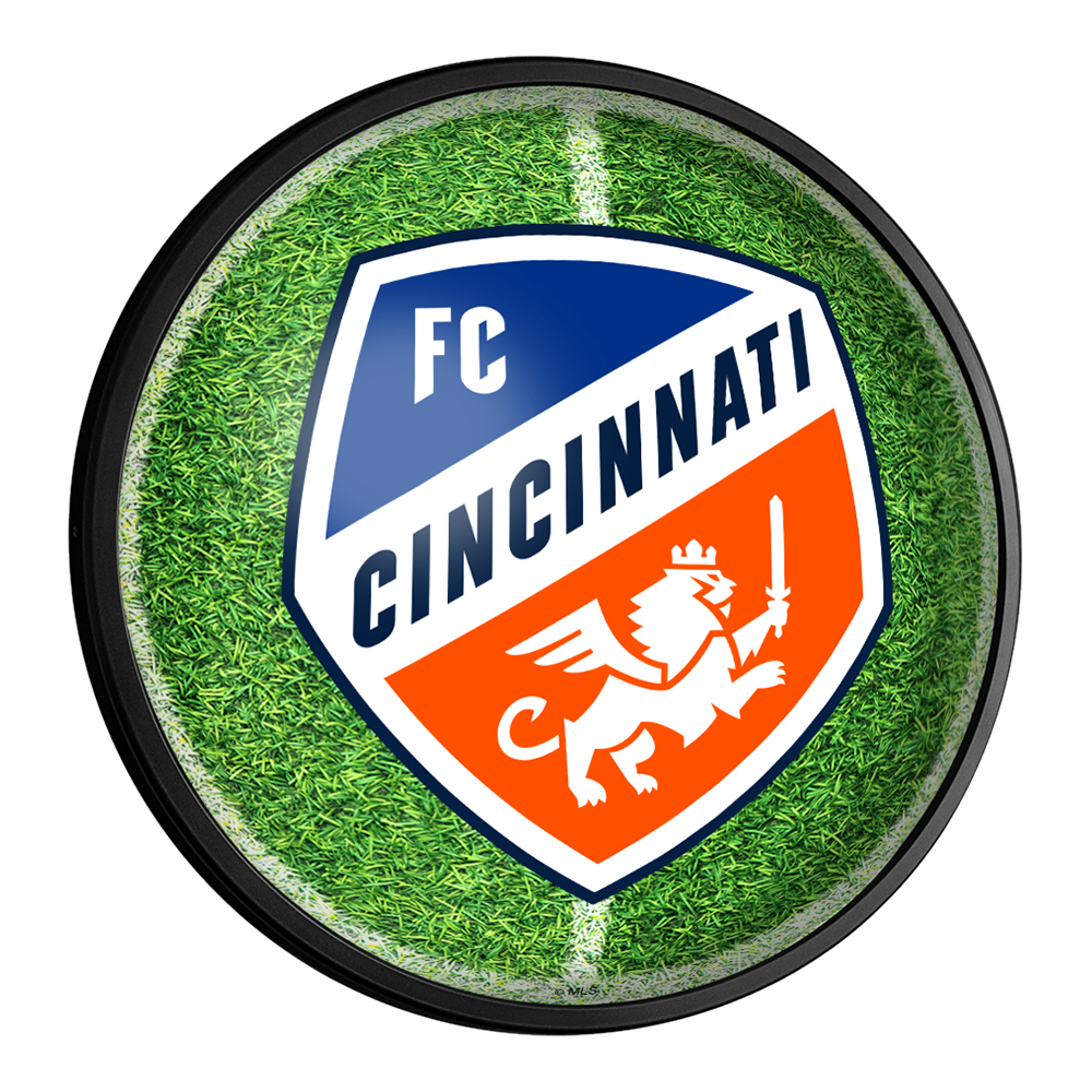 FC Cincinnati: Pitch - Round Slimline Lighted Wall Sign  