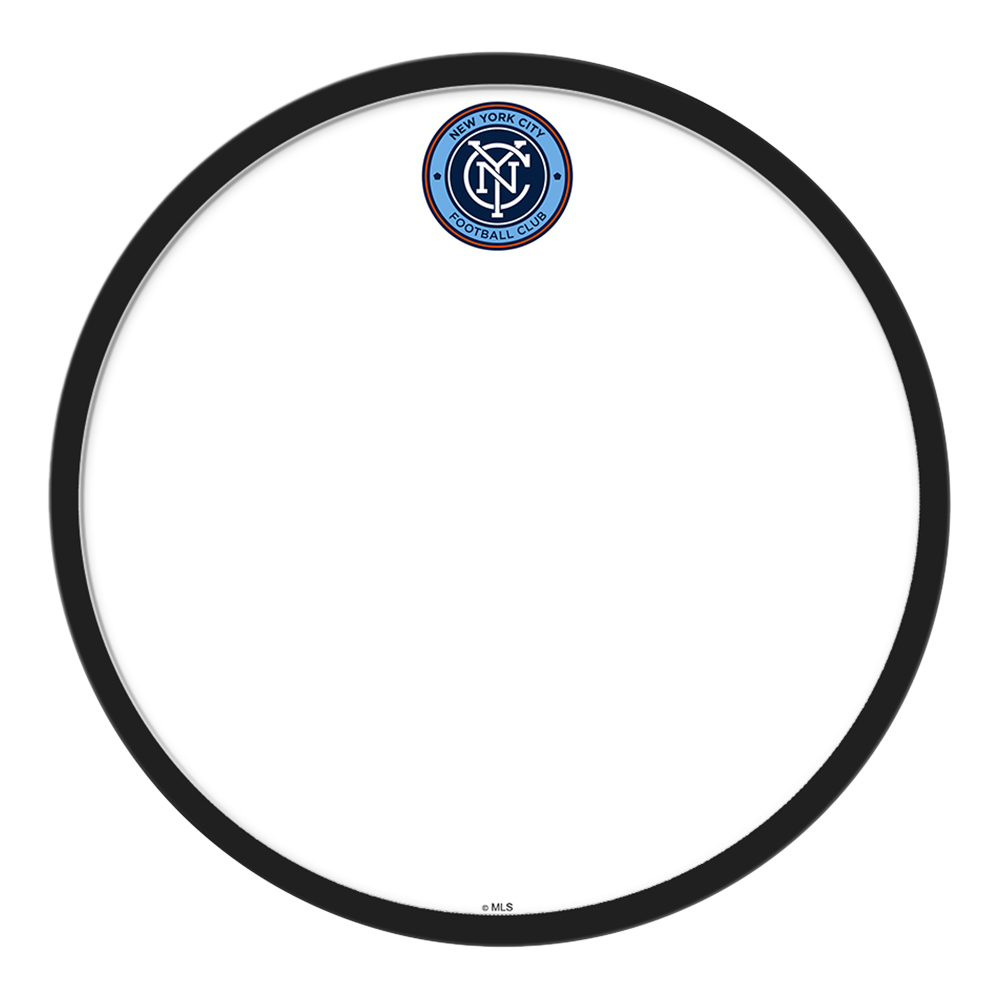 New York City FC: Modern Disc Dry Erase Wall Sign