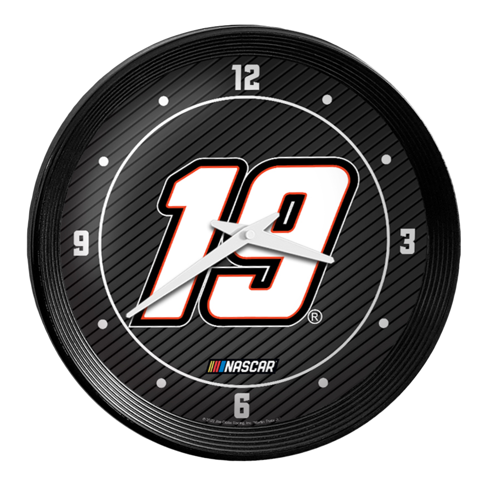 Martin Truex, Jr.: Ribbed Frame Wall Clock