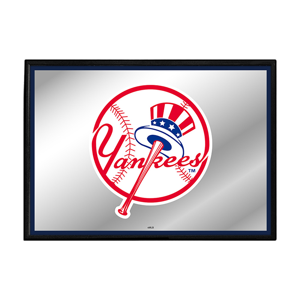 New York Yankees Framed Mirrored Wall Sign  