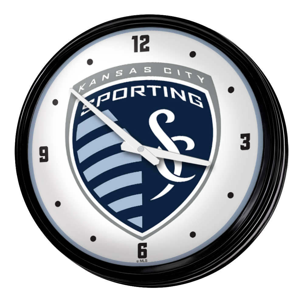 Sporting Kansas City: Retro Lighted Wall Clock