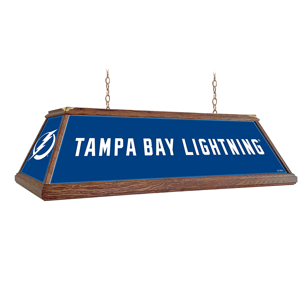 Tampa Bay Lightning Premium Wood Pool Table Light  