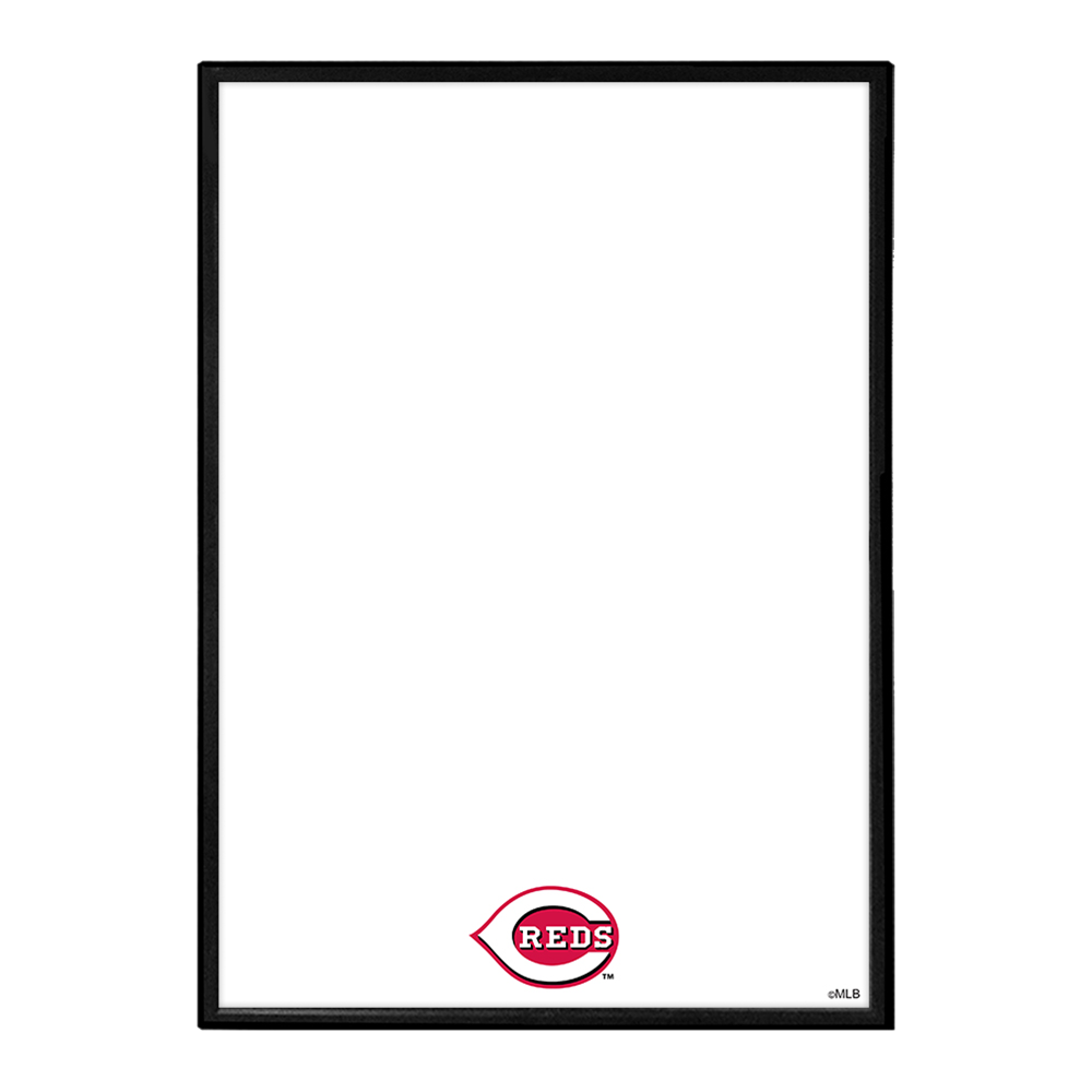 Cincinnati Reds Logo - Framed Dry Erase Wall Sign  