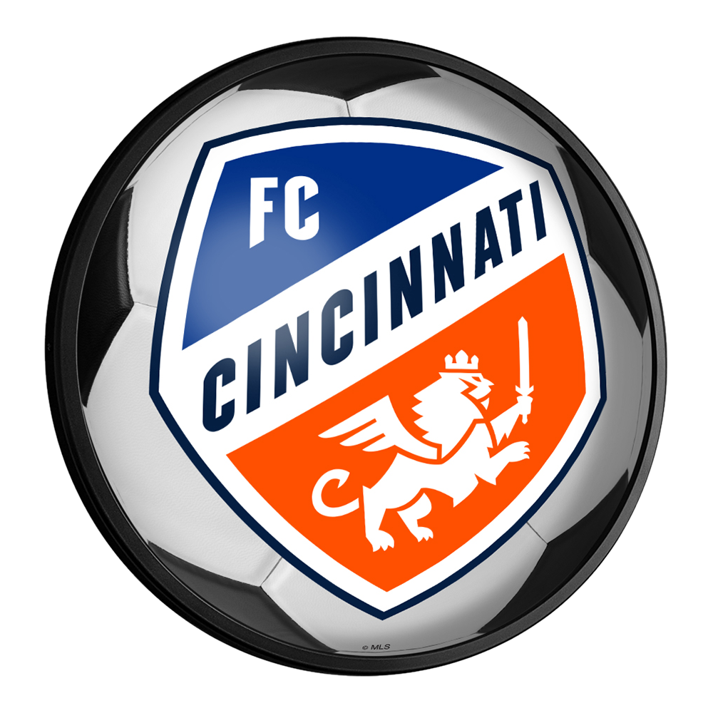 FC Cincinnati: Soccer - Round Slimline Lighted Wall Sign  