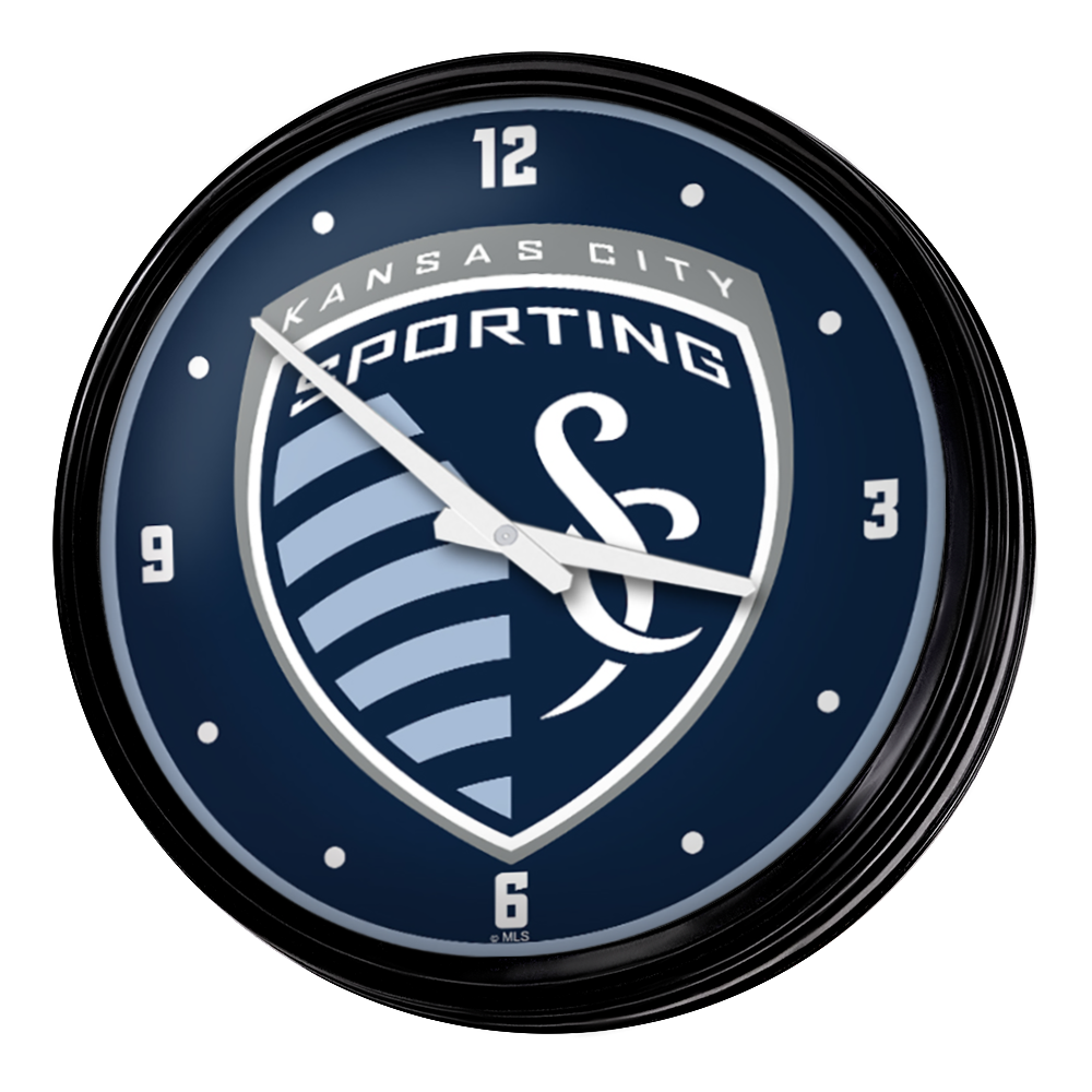 Sporting Kansas City: Retro Lighted Wall Clock