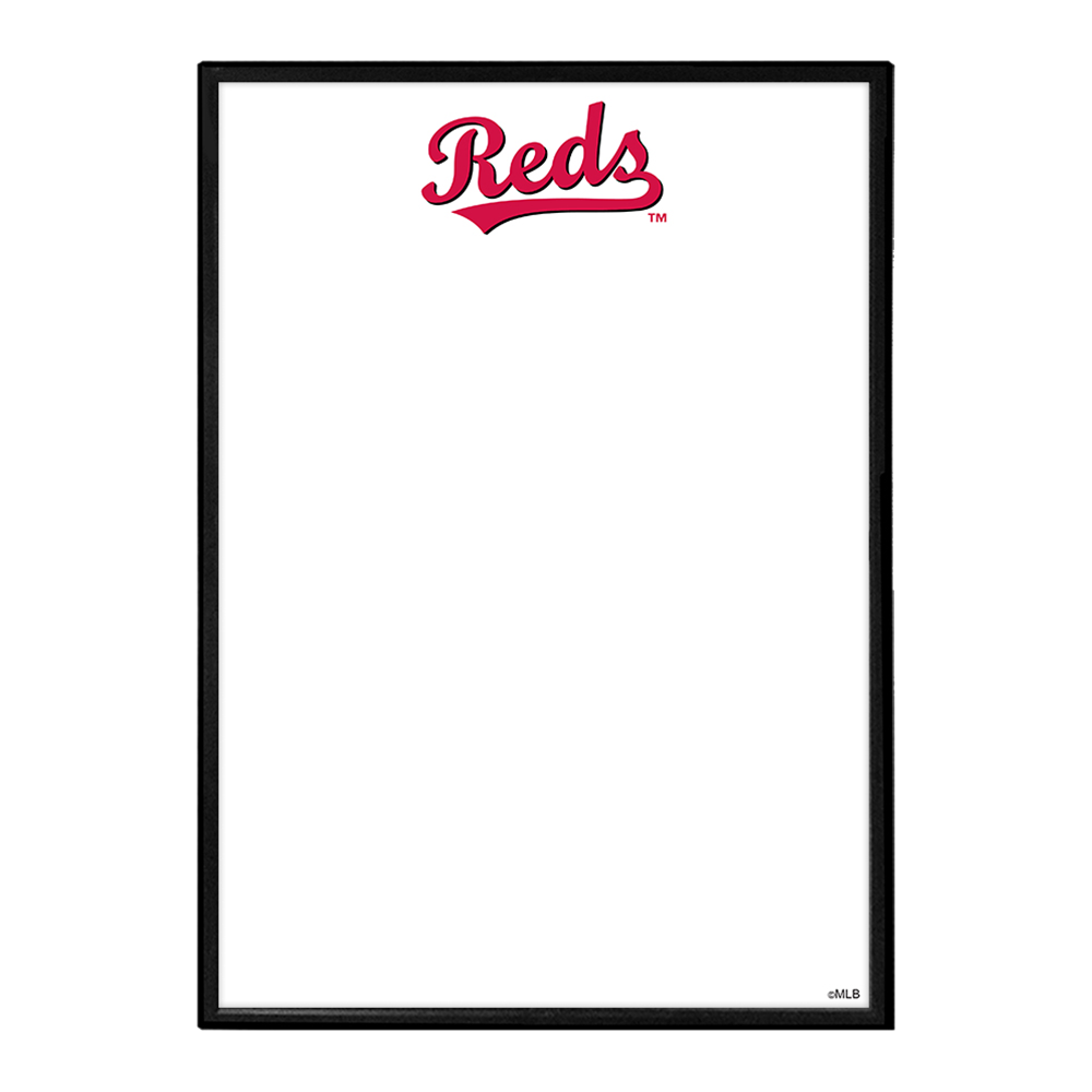 Cincinnati Reds Framed Dry Erase Wall Sign  