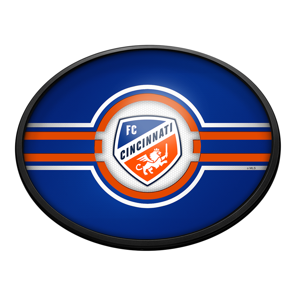 FC Cincinnati: Oval Slimline Lighted Wall Sign