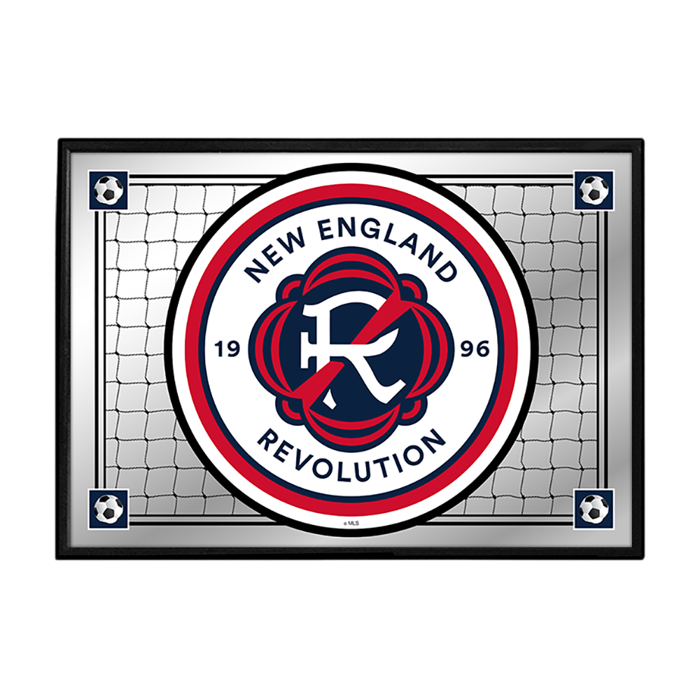 New England Revolution: Team Spirit - Framed Mirrored Wall Sign
