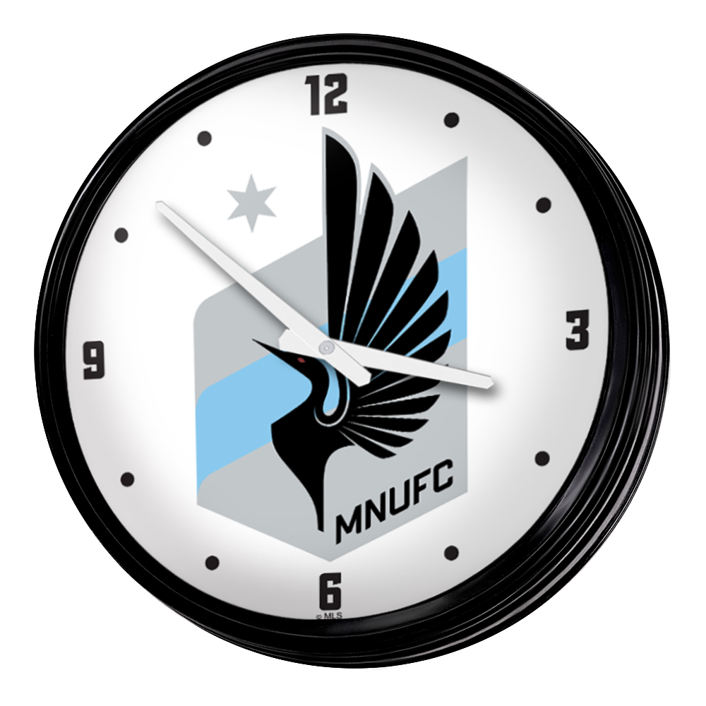 Minnesota United FC: Retro Lighted Wall Clock