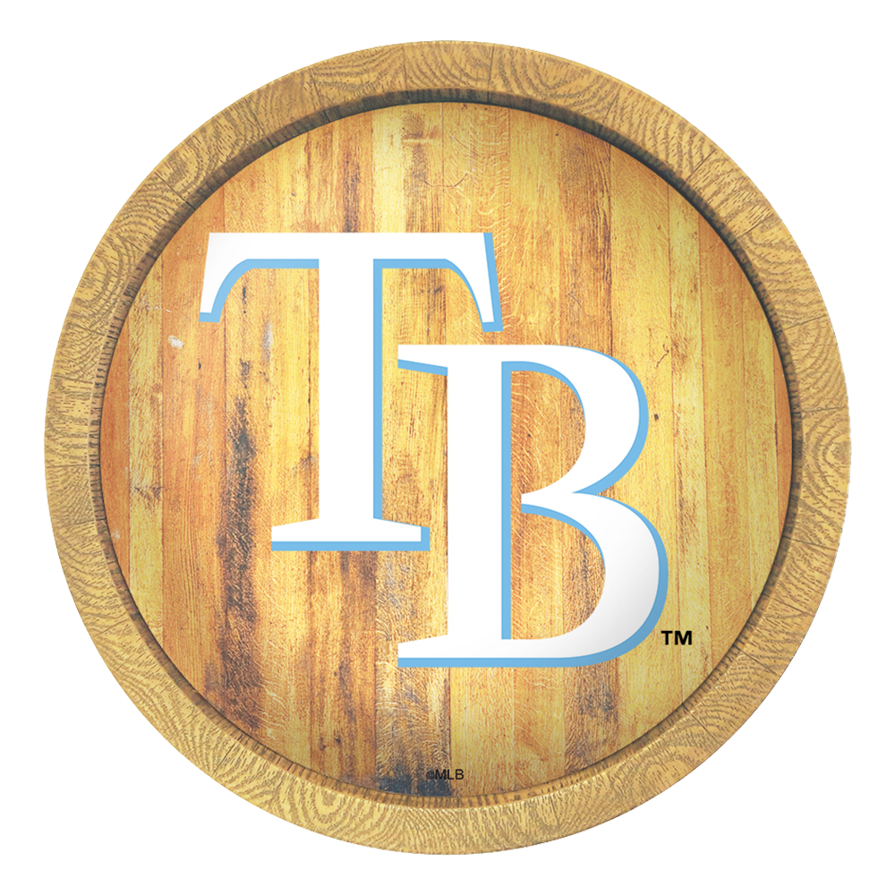 Tampa Bay Rays Logo - "Faux" Barrel Top Sign  