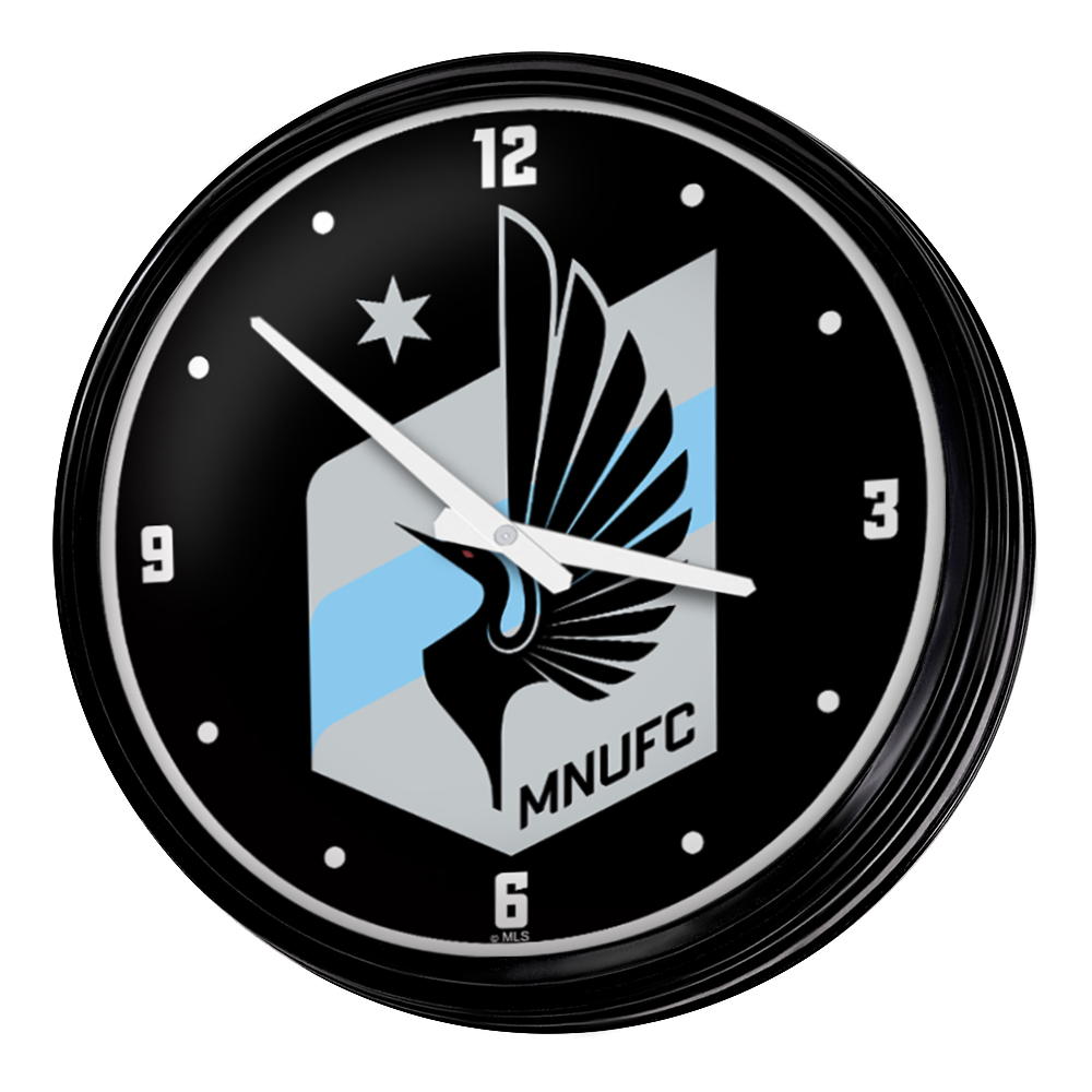 Minnesota United FC: Retro Lighted Wall Clock