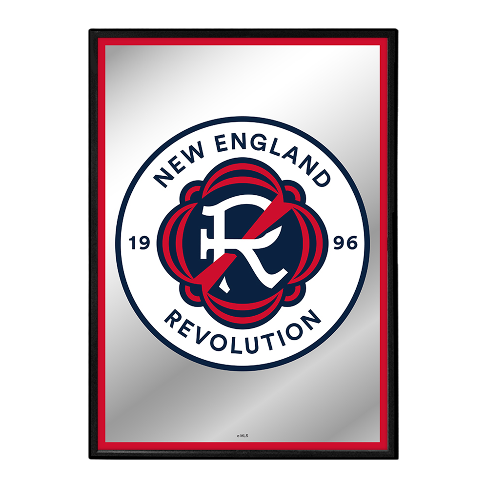 New England Revolution: Framed Mirrored Wall Sign Halloween Decoration