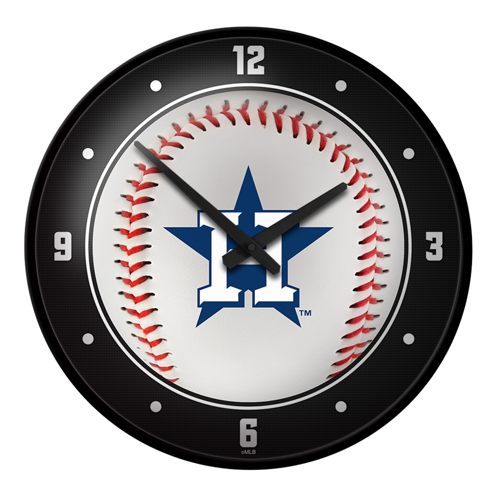 Houston Astros Baseball - Modern Disc Wall Clock  