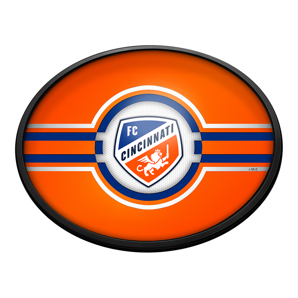 FC Cincinnati: Oval Slimline Lighted Wall Sign  