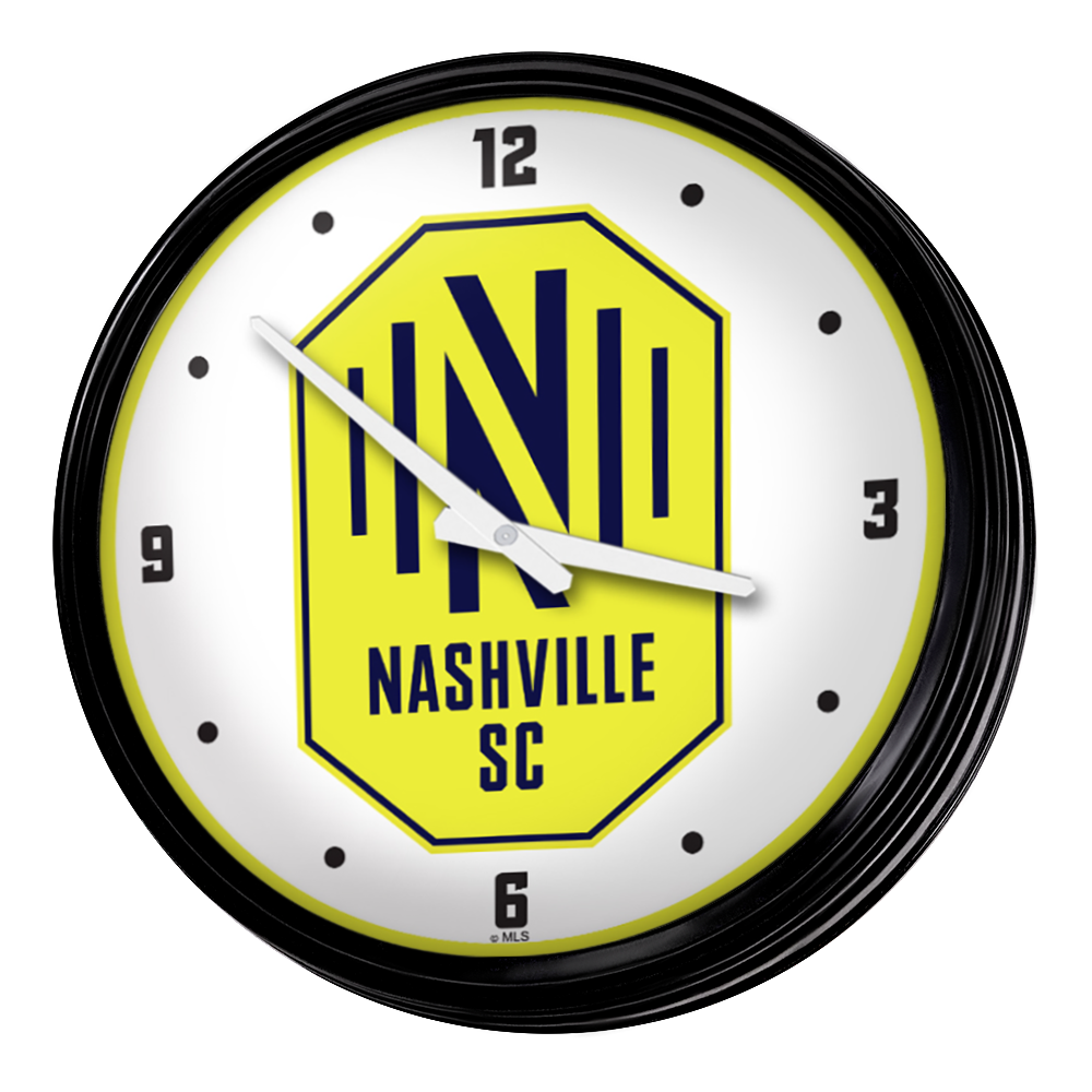 Nashville SC: Retro Lighted Wall Clock