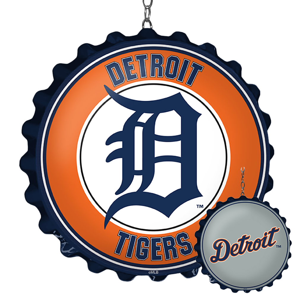 Detroit Tigers Double-Sided Bottle Cap Dangler  