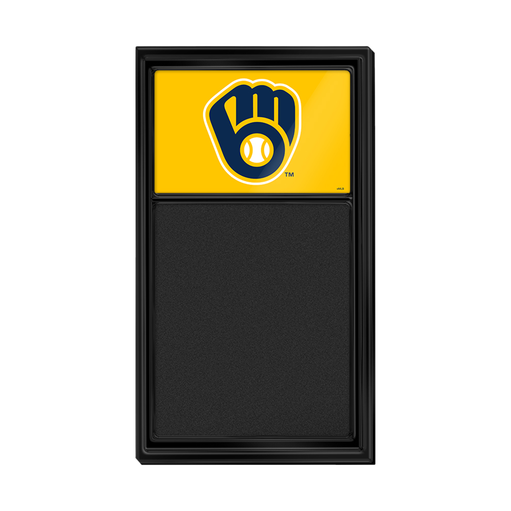 Milwaukee Brewers Logo - Chalk Note Board  