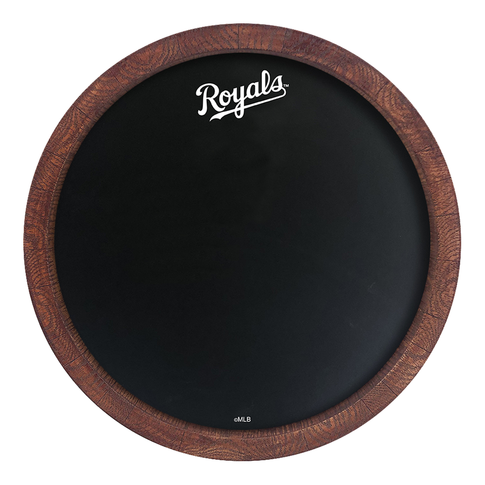 Kansas City Royals Chalkboard "Faux" Barrel Top Sign  