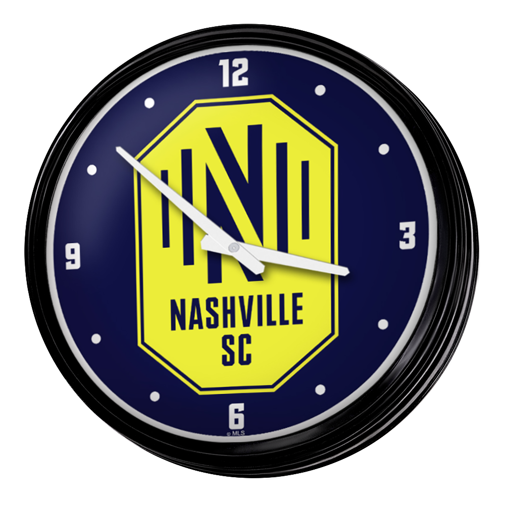 Nashville SC: Retro Lighted Wall Clock  