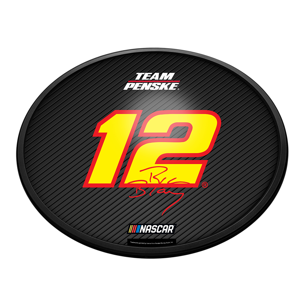 Ryan Blaney: Oval Slimline Lighted Wall Sign