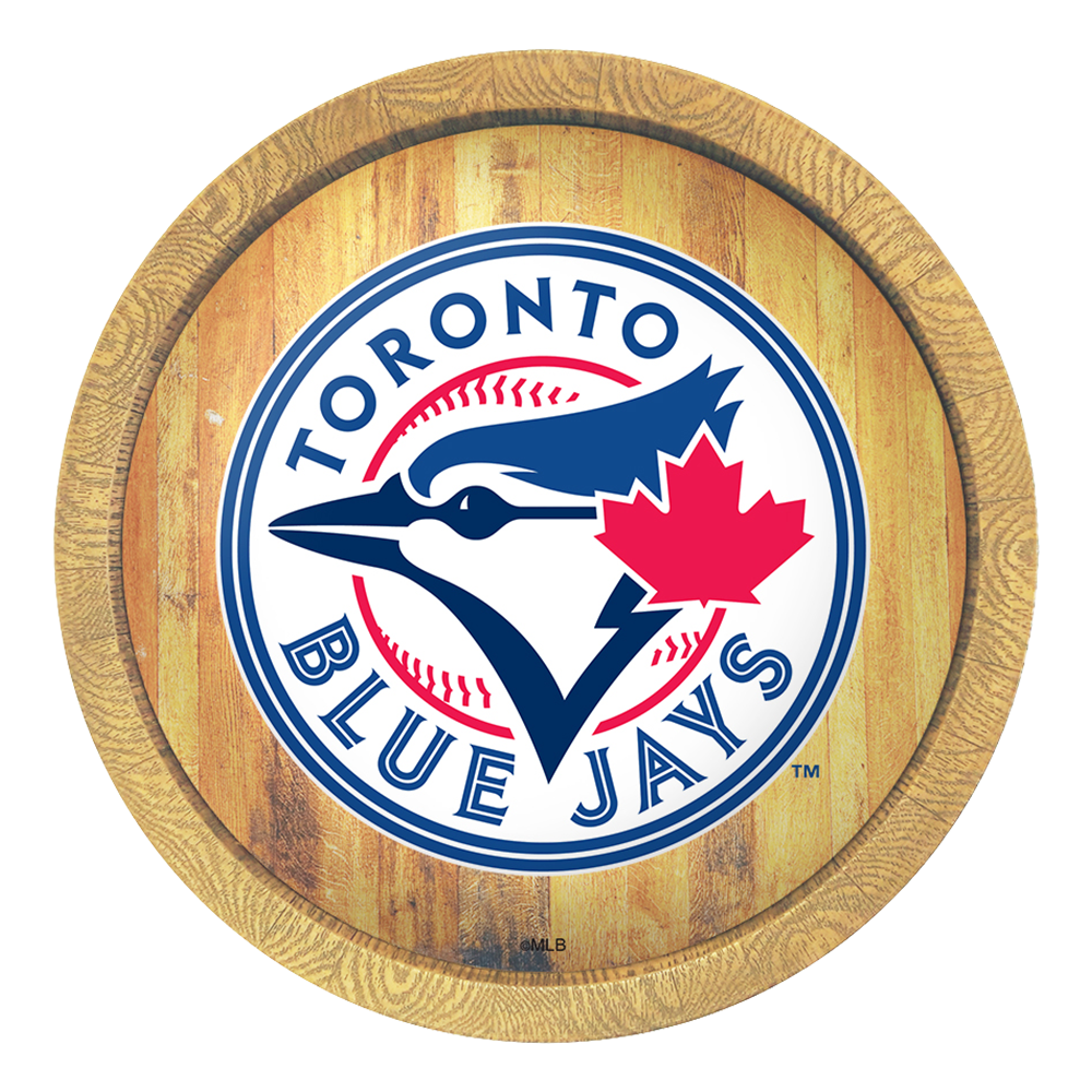 Toronto Blue Jays "Faux" Barrel Top Sign  