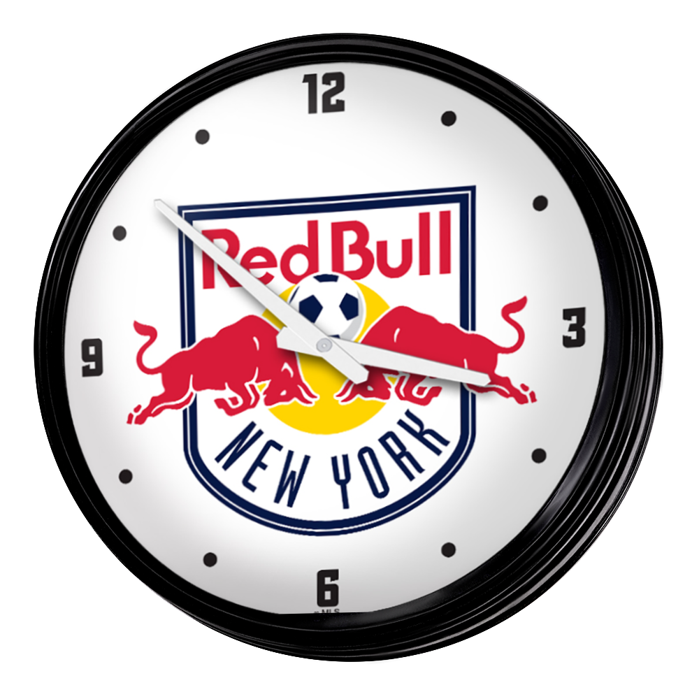 New York Red Bulls: Retro Lighted Wall Clock