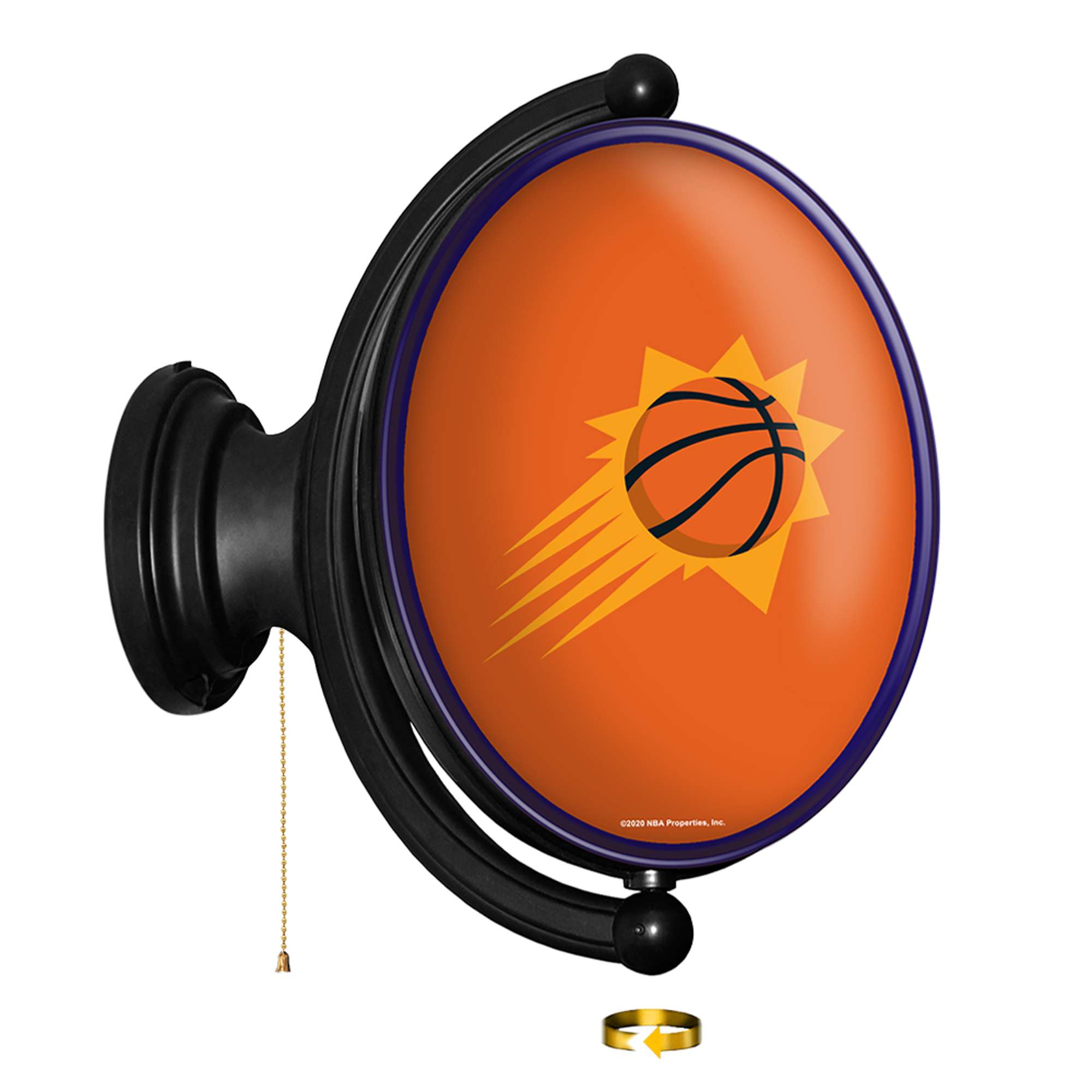 Phoenix Suns: Original Oval Rotating Lighted Wall Sign