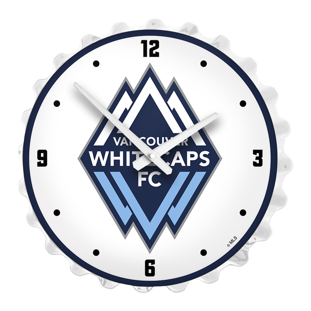Vancouver Whitecaps FC: Bottle Cap Lighted Wall Clock  