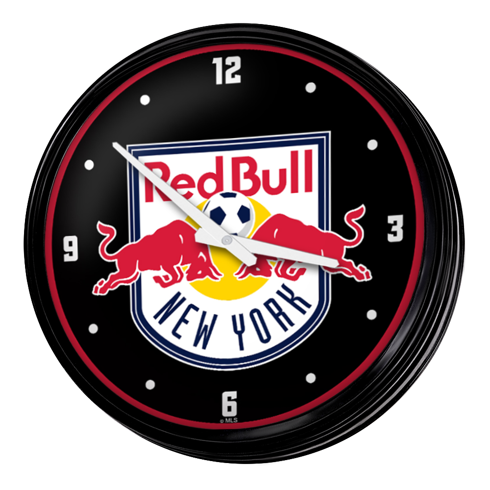 New York Red Bulls: Retro Lighted Wall Clock