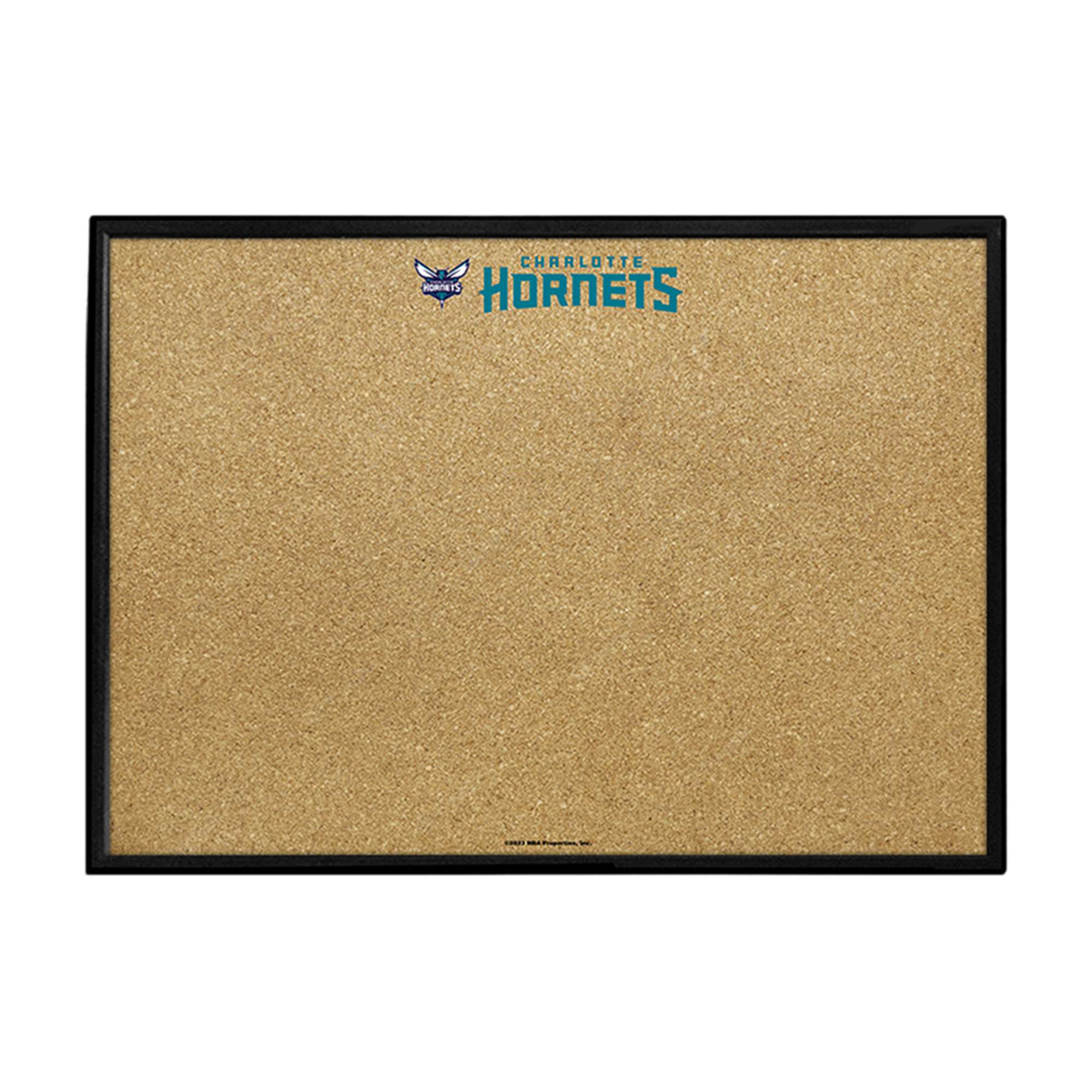 Charlotte Hornets: Framed Corkboard