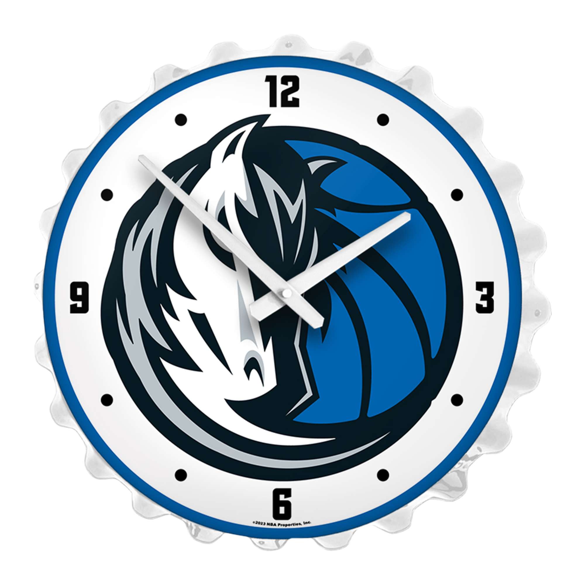 Dallas Mavericks: Bottle Cap Lighted Wall Clock