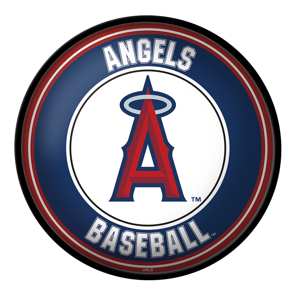 Los Angeles Angels Modern Disc Wall Sign  