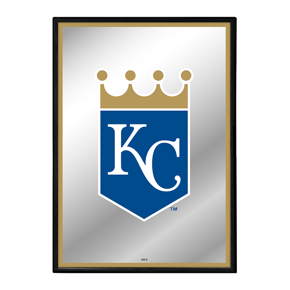 Kansas City Royals Vertical Framed Mirrored Wall Sign  