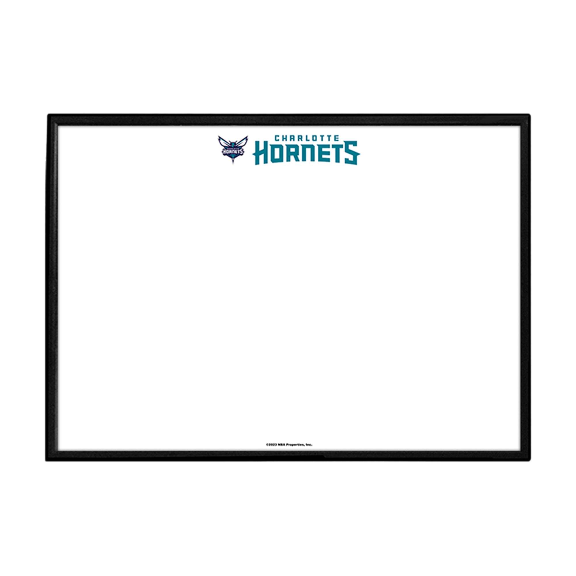 Charlotte Hornets: Framed Dry Erase Wall Sign