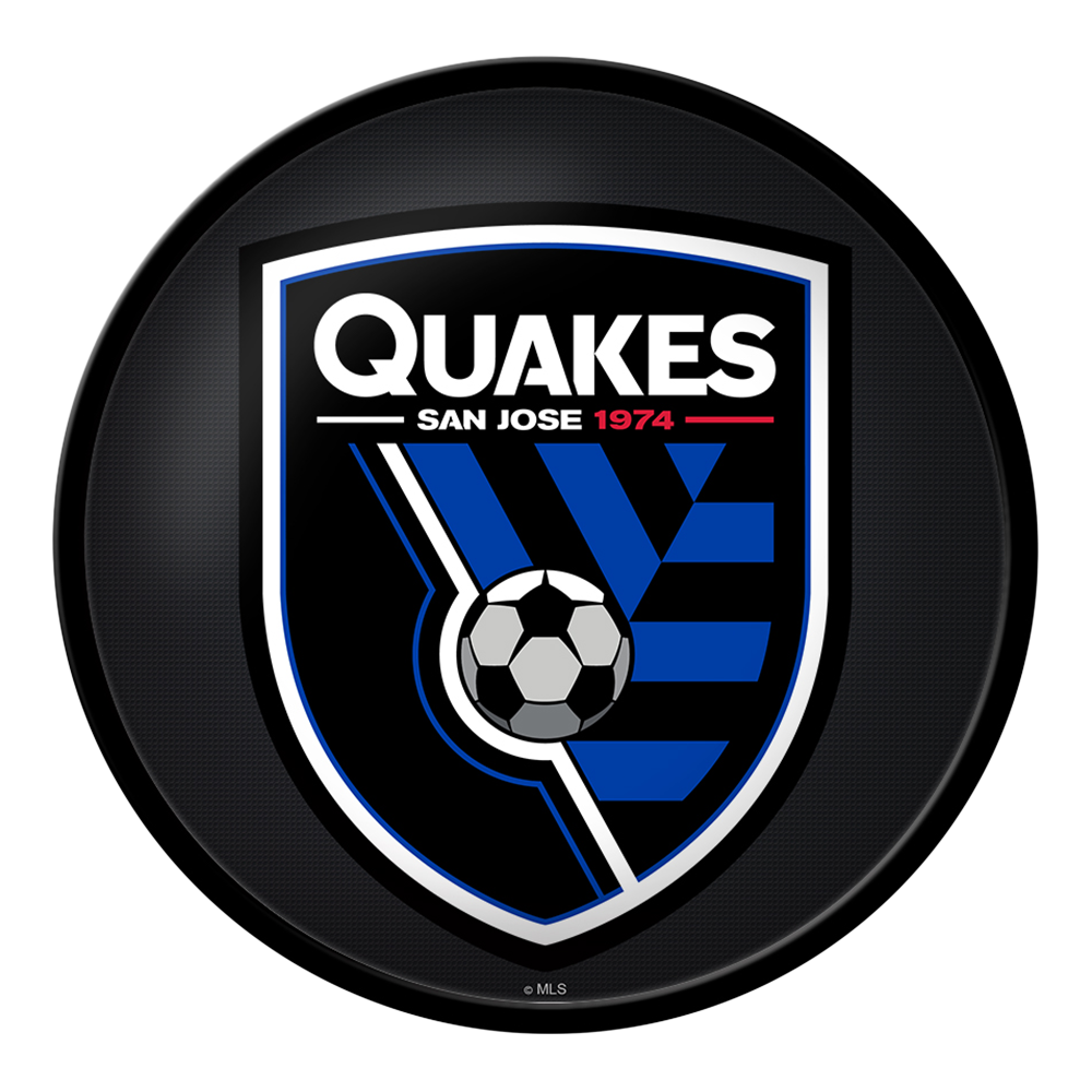 San Jose Earthquakes: Modern Disc Wall Sign  