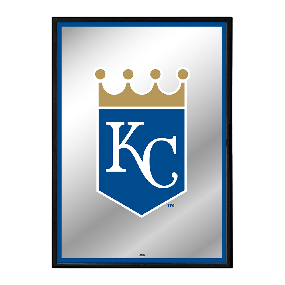 Kansas City Royals Vertical Framed Mirrored Wall Sign  