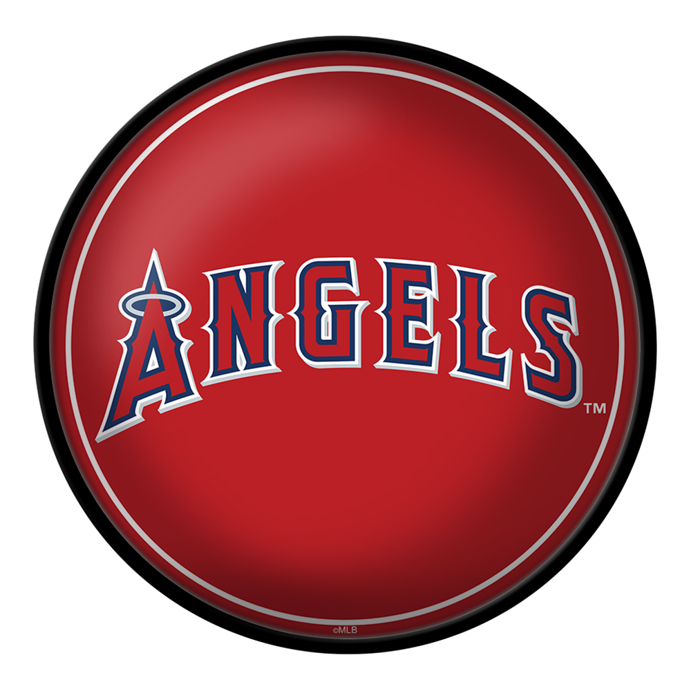 Los Angeles Angels Wordmark - Modern Disc Wall Sign  