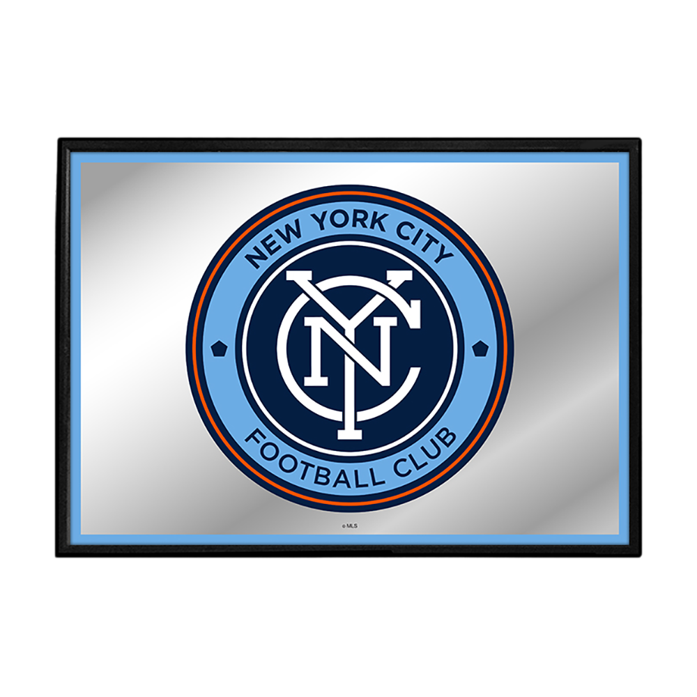 New York City FC: Framed Mirrored Wall Sign