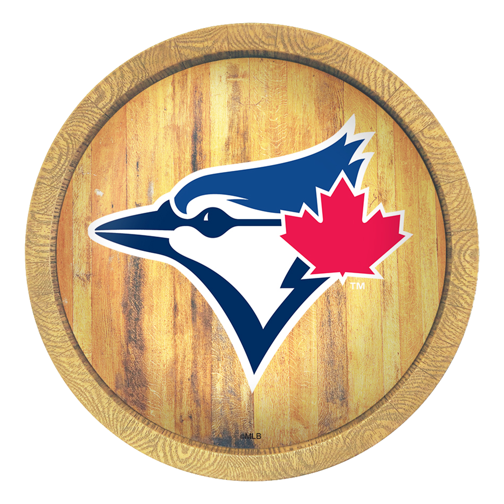 Toronto Blue Jays Logo - "Faux" Barrel Top Sign  
