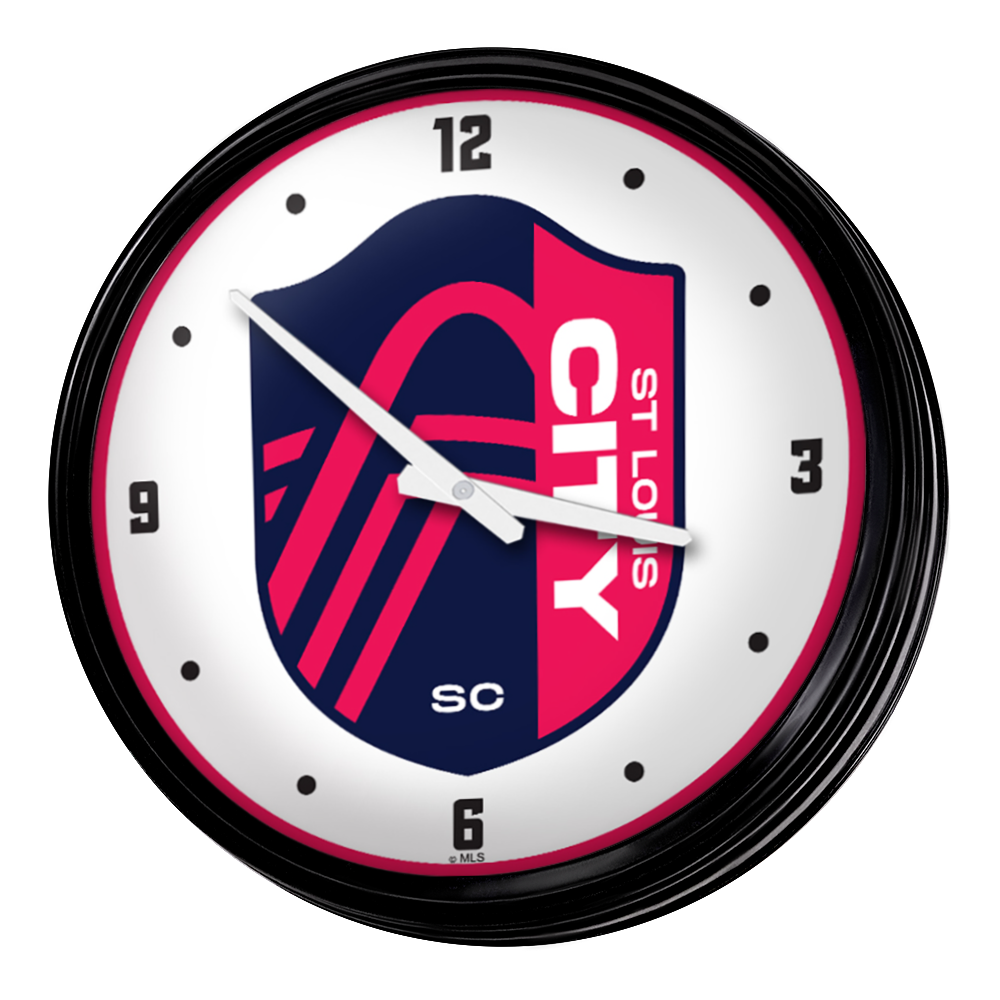 St. Louis CITYSC: Retro Lighted Wall Clock