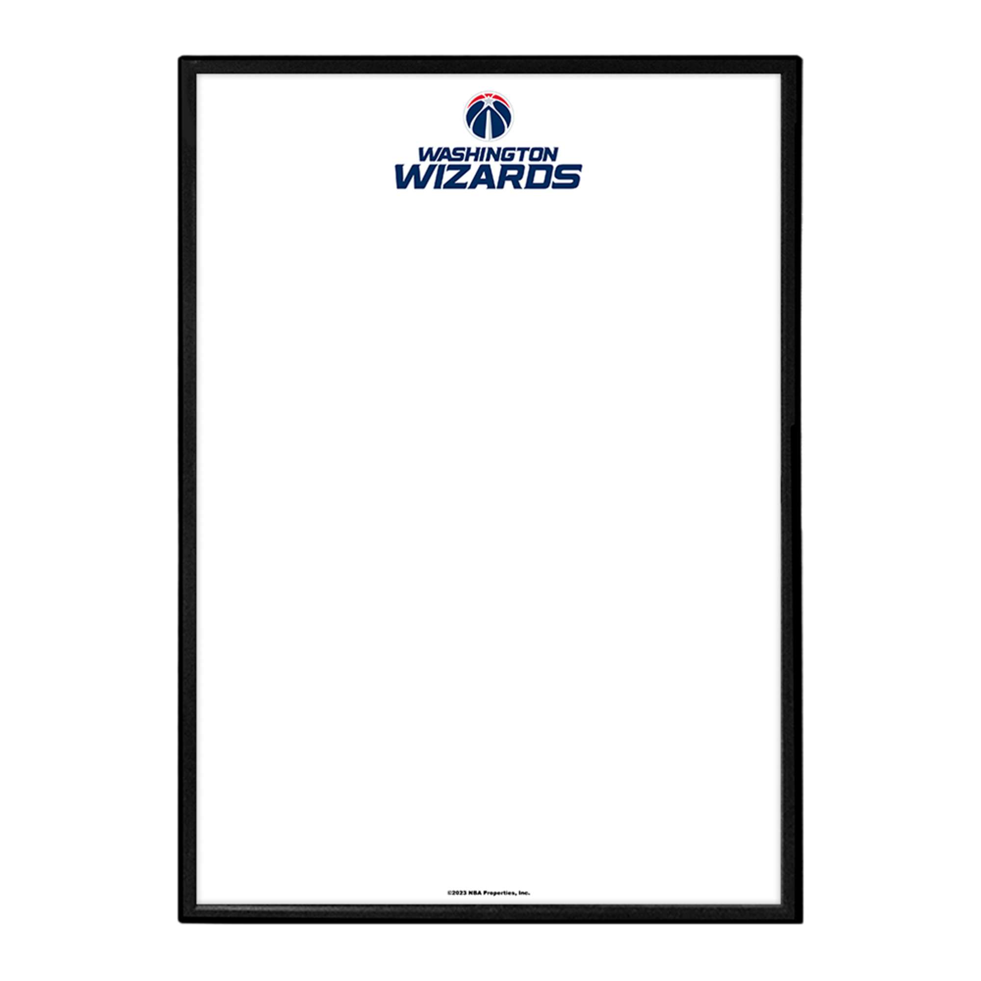 Washington Wizards: Framed Dry Erase Wall Sign