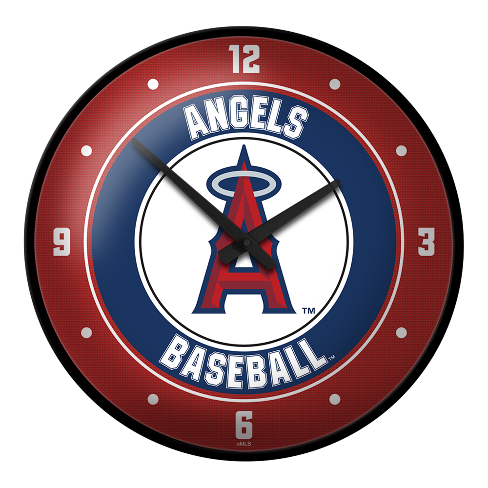 Los Angeles Angels Modern Disc Wall Clock  