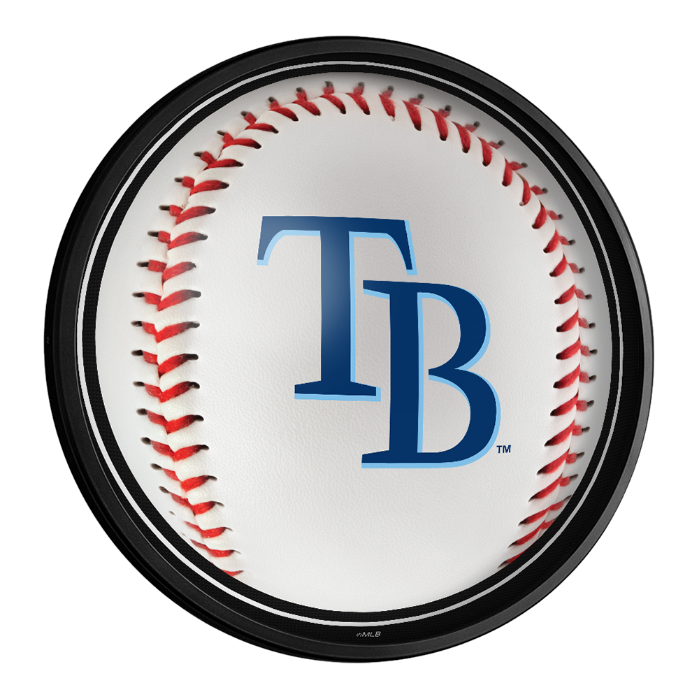 Tampa Bay Rays Baseball - Round Slimline Lighted Wall Sign  
